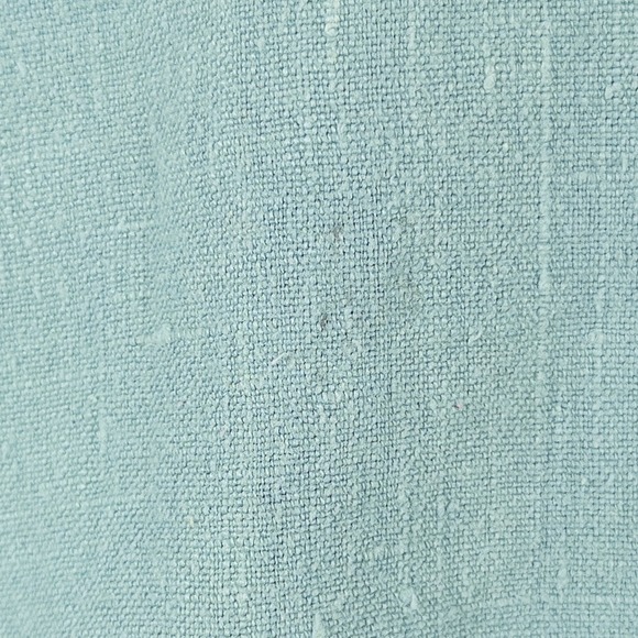 Cover Charge Shirt Womens One Size Blue Linen Button Up Patches Artsy Cottage - Picture 6 of 12